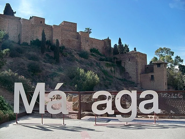 Viewpoint in Alcazaba of Malaga